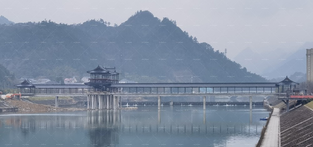 杭州昌化古建桥梁金属屋面项目